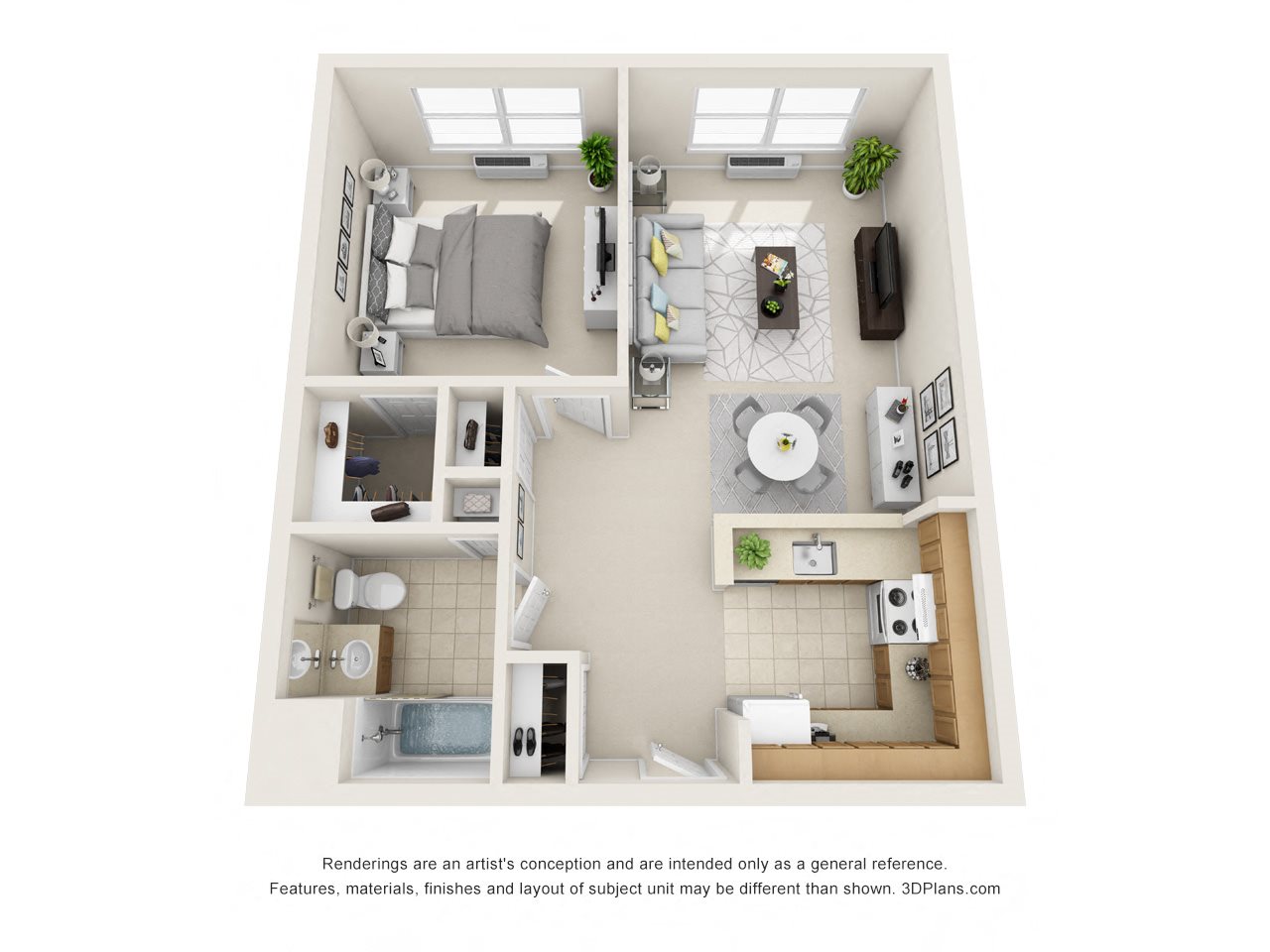 Floor Plans of Rosegate in Rahway, NJ